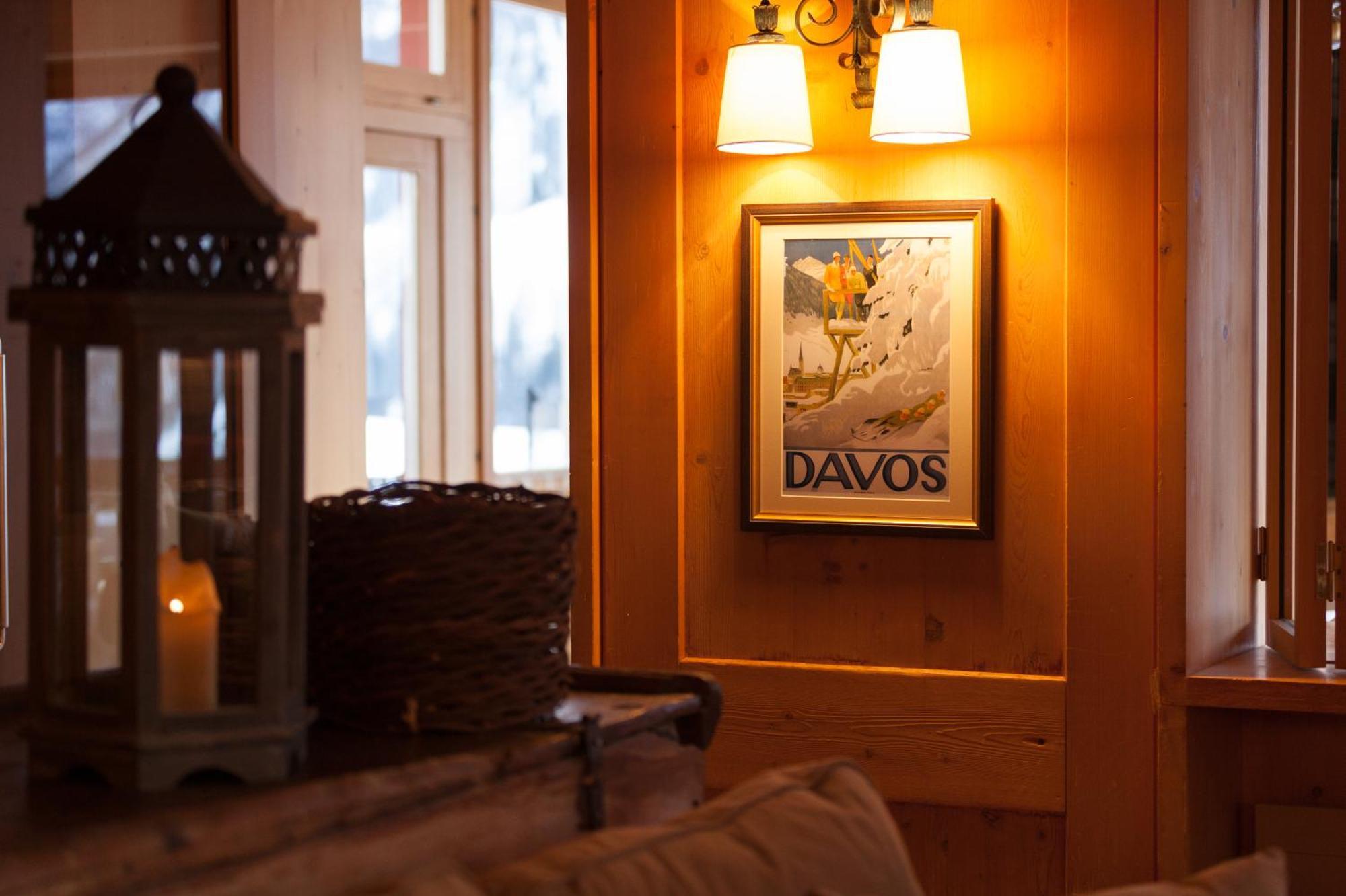 Boutique-Hotel Garni Bellevue Davos Wiesen エクステリア 写真
