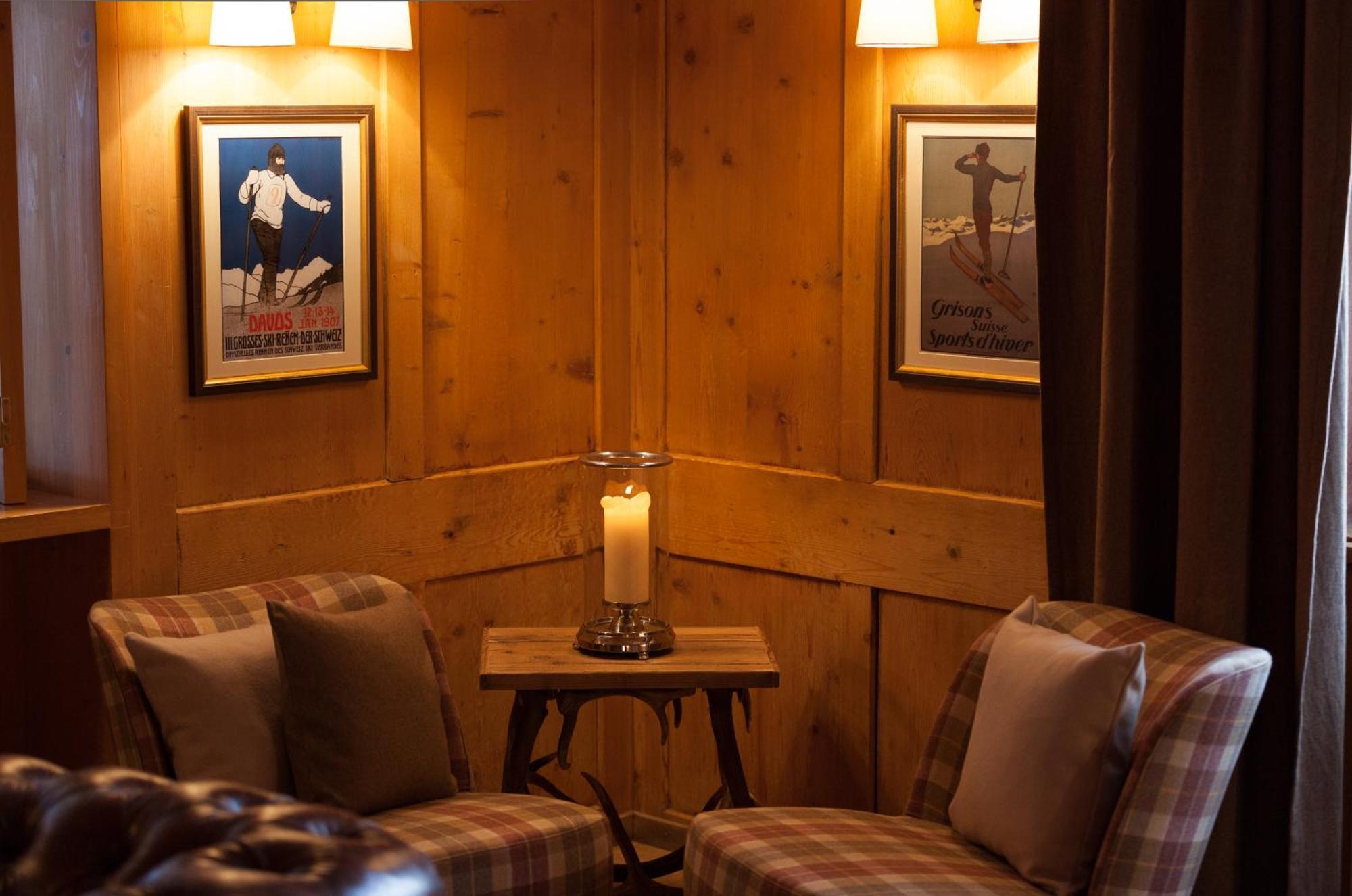Boutique-Hotel Garni Bellevue Davos Wiesen エクステリア 写真
