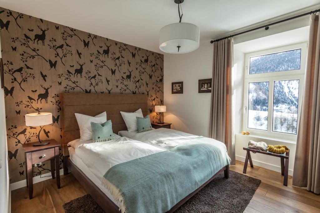 Boutique-Hotel Garni Bellevue Davos Wiesen 部屋 写真
