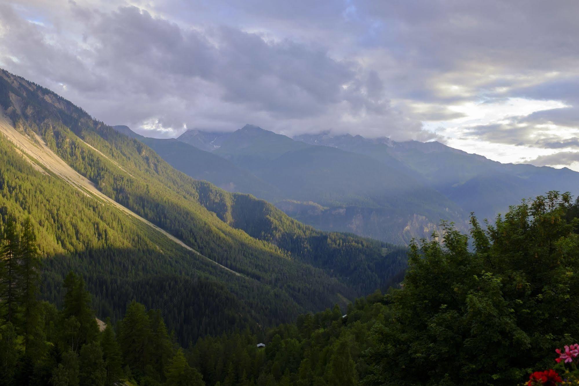 Boutique-Hotel Garni Bellevue Davos Wiesen エクステリア 写真