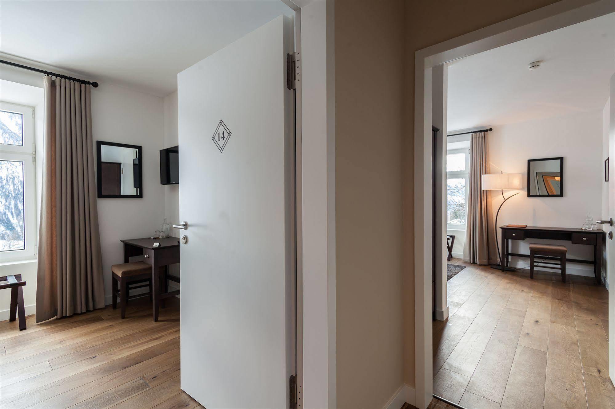 Boutique-Hotel Garni Bellevue Davos Wiesen エクステリア 写真