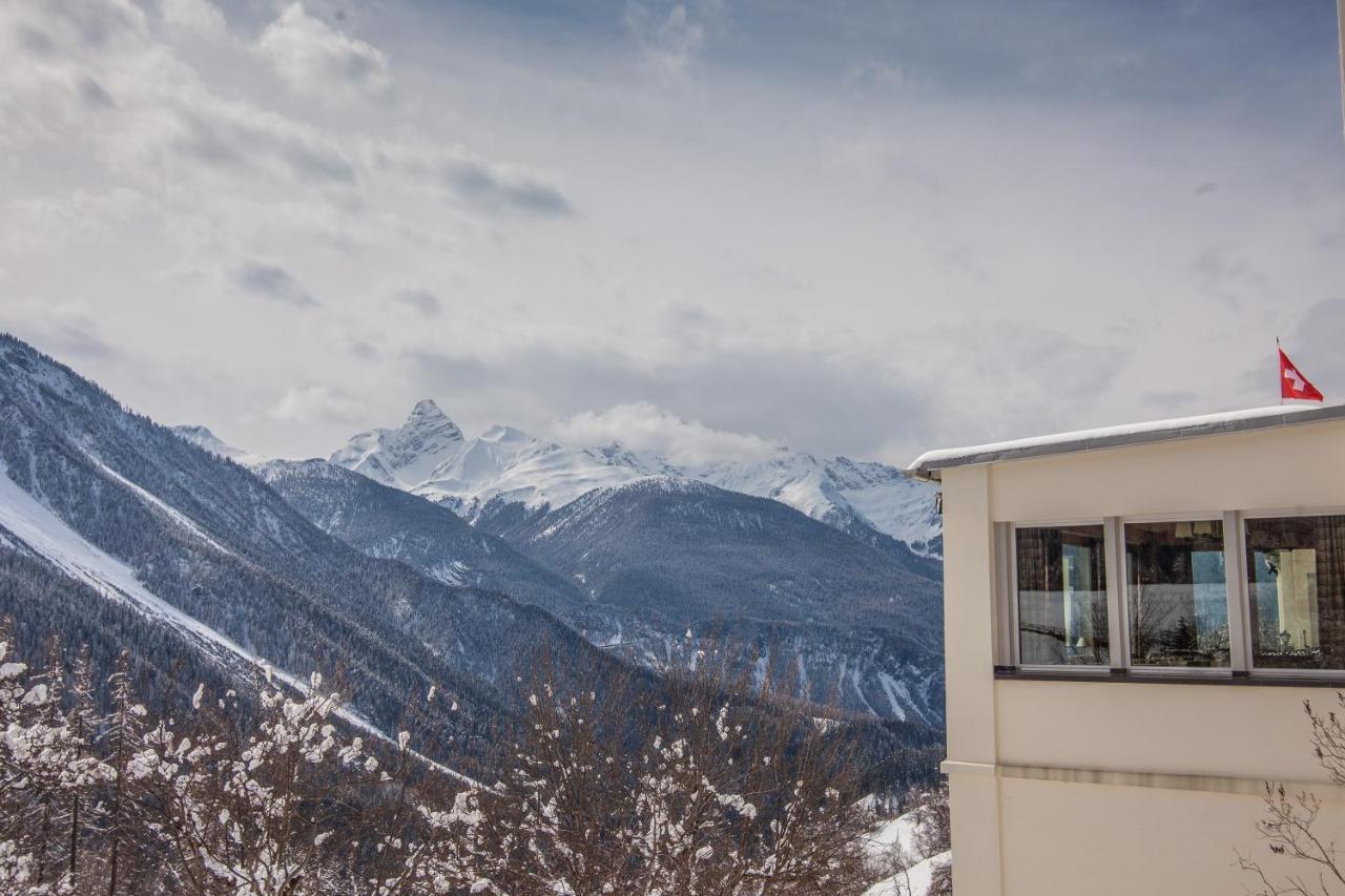 Boutique-Hotel Garni Bellevue Davos Wiesen エクステリア 写真